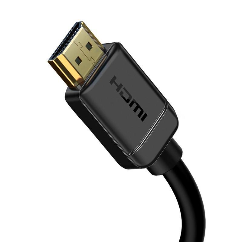 ▬⊕  Baseus HDMIชาย 4K HDMI สายเคเบิลอะแดปเตอร์ชายถึง ชายBaseus Cafule 4K HDMI Male To 4K HDMI Male Adapter Cable