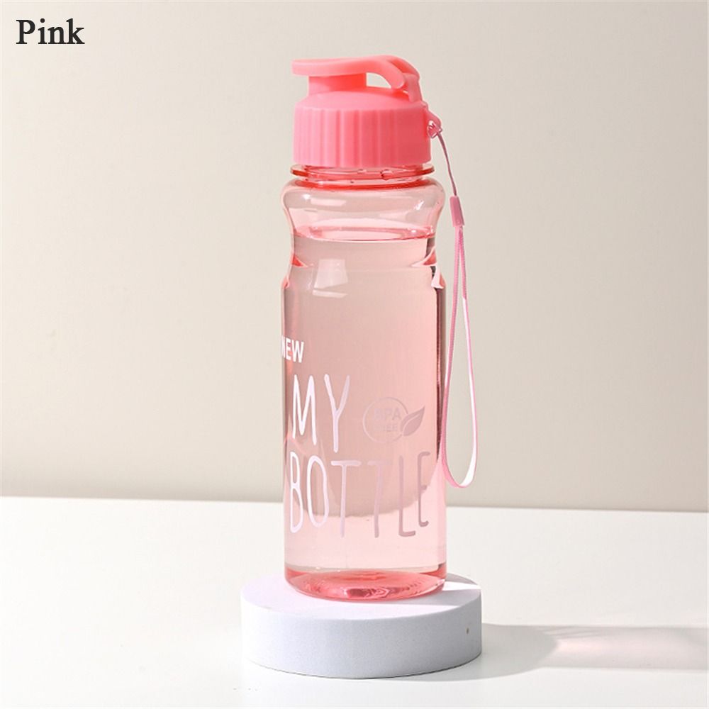 ADYQKU0DH 650ML Du lịch Trong suốt Thể thao Nhựa Chai nước Cốc nước Sức chứa lớn