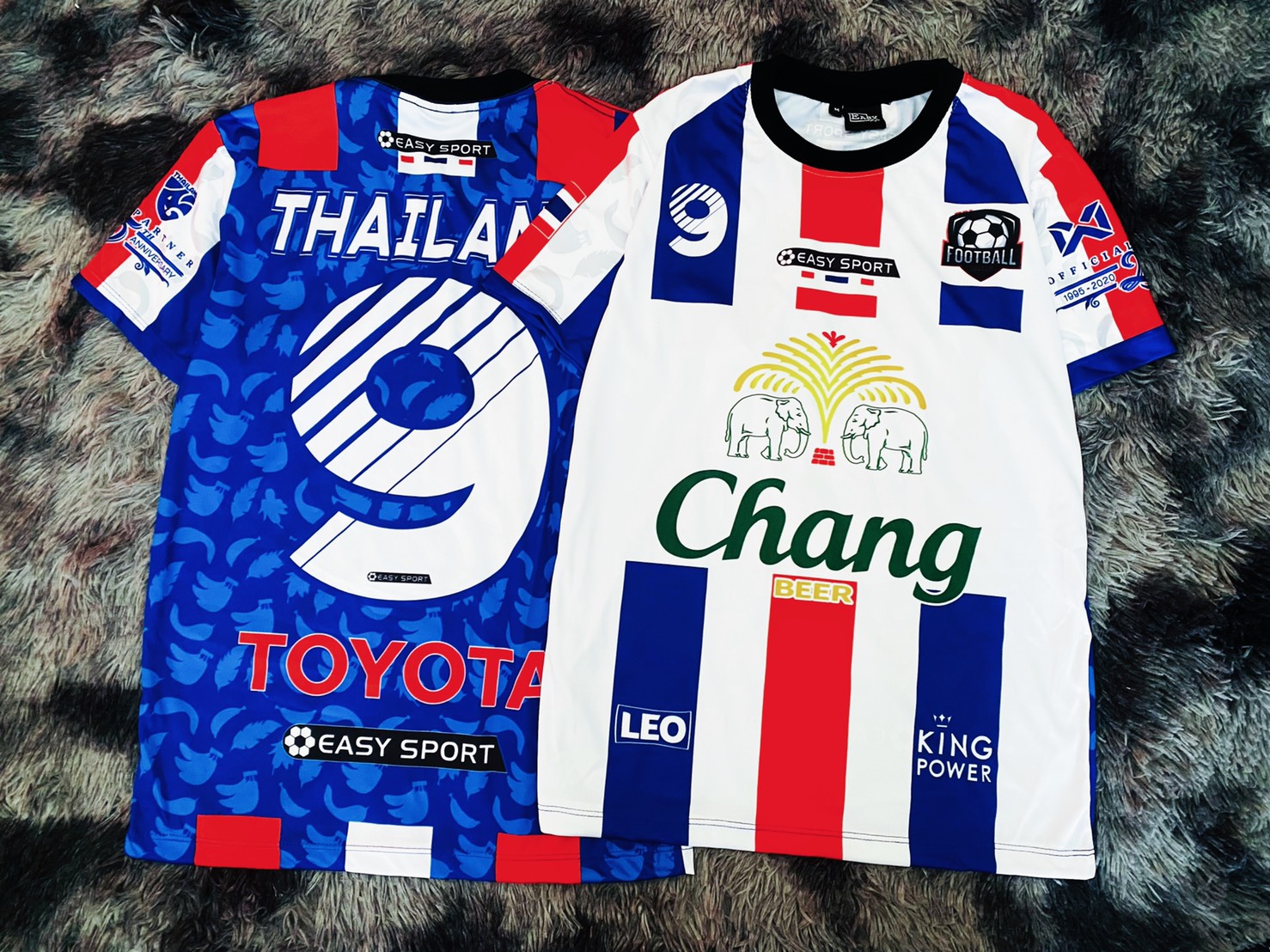 เสื้อกีฬา เสื้อช้าง บอลไทย ช้างศึก เสื้อฟุตบอล ธงชาติไทย โลโก้ช้าง เนื้อผ้าดี ใส่สบาย มีไซส์