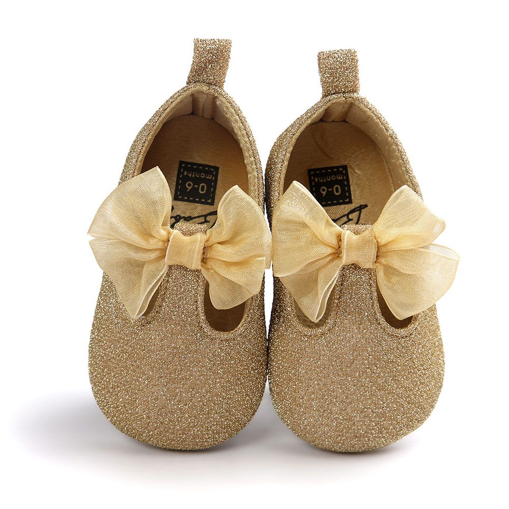 BANDA ทารกผ้าฝ้ายเลื่อมเด็กหญิงรองเท้ารองเท้าด้านล่างที่อ่อนนุ่ม Soft Sole