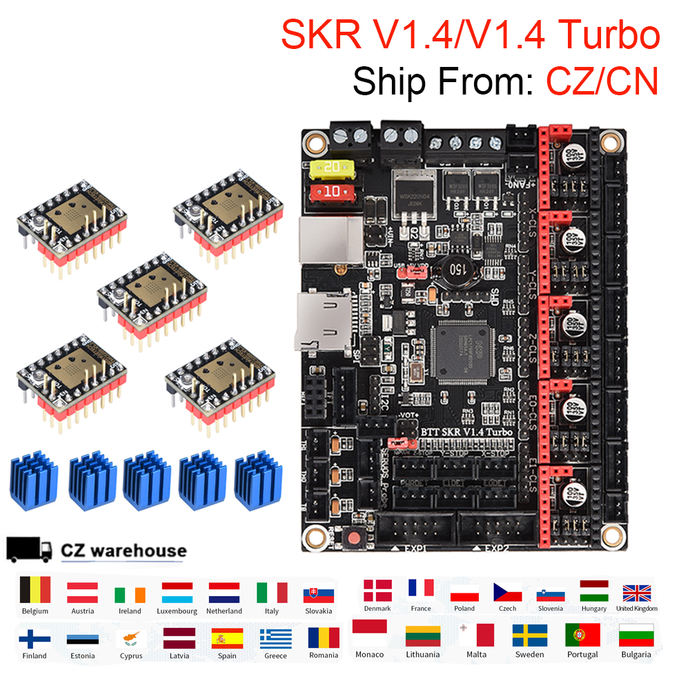 BIGTREETECH SKR V1.4 SKR V1.4 Turbo Control Board With TMC2209 TMC2208 Driver VS SKR V1.3 MKS SGEN 3D Printer Parts For Ender 3
