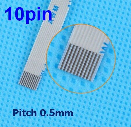 สายแพร Pitch 0.5mm ยาว 30cm Flexible Flat Cable สายแพ FFC 4pin, 6pin, 8pin,10pin,12pin,14pin, 16pin, 18pin, 20pin, 24pin, 26pin, 30pin, 32pin, 34pin, 40pin AWM