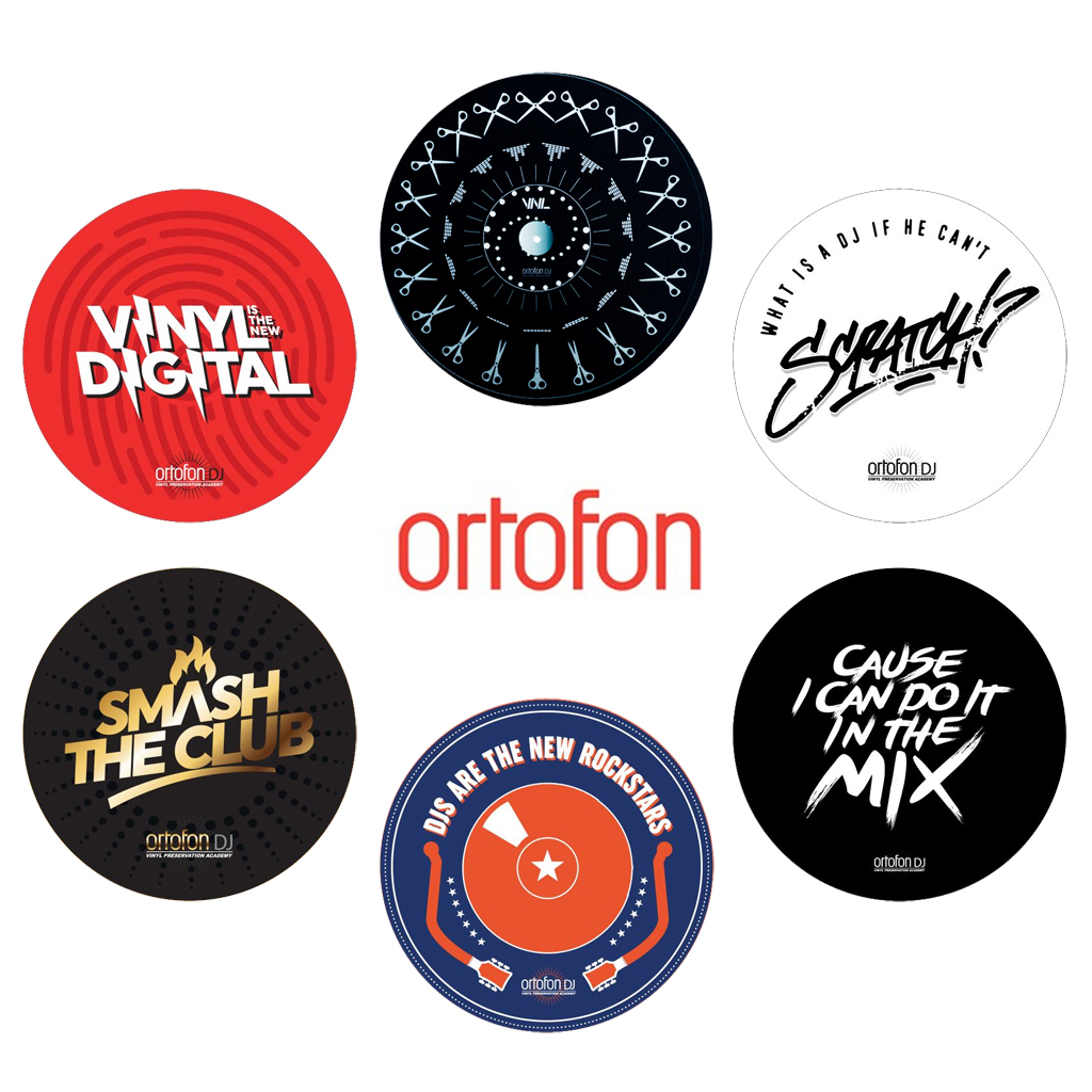 Ortofon Slipmat x 2 ชิ้น แผ่นรอง สำหรับ เครื่องเล่นแผ่นเสียง Turntable เทิร์นเทเบิ้ล ดีเจ งาน DJ Scratch Mix Vinyl Record Player Club , Digital , DJ , Mix , Scratch , VNL