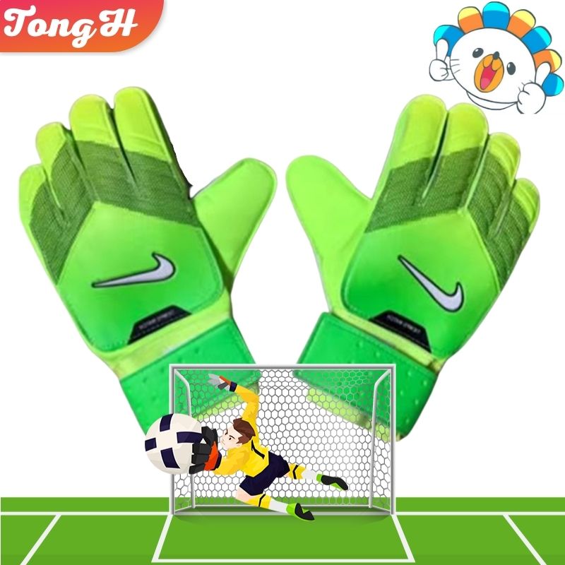 TongH store ถุงมือฟุตบอลใหม่ปี 2021 ถุงมือผู้รักษาประตูพร้อมฟิงเกอร์การ์ด