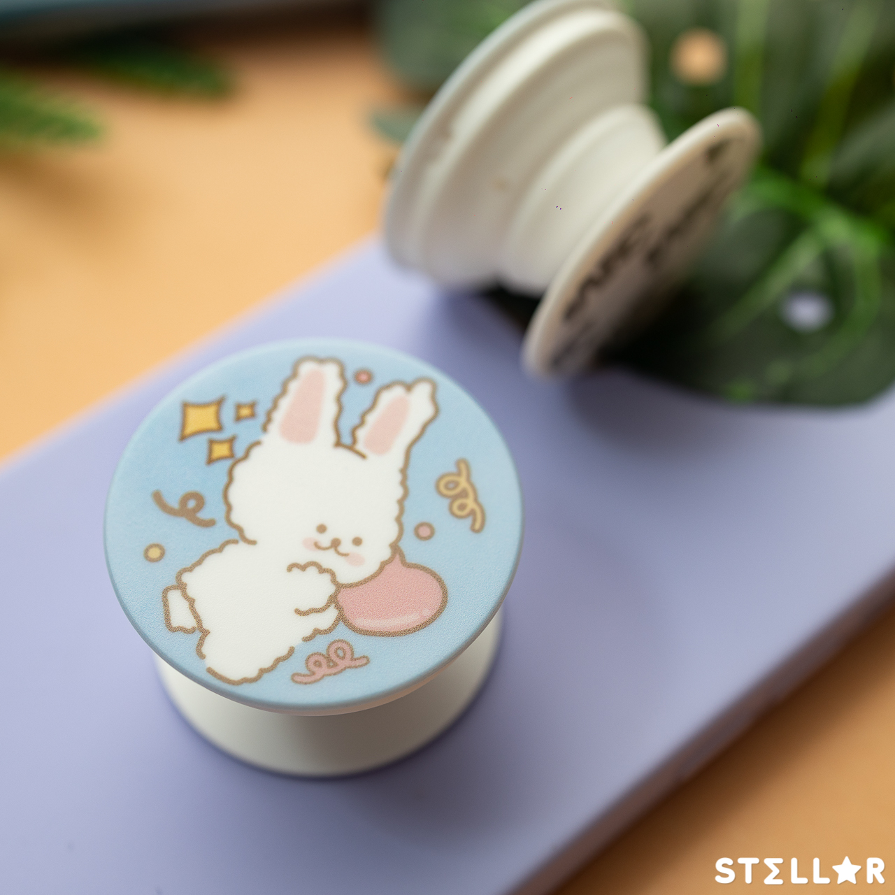 Stellar Griptok กริ๊บต๊อก ที่ตั้งมือถือ ที่จับโทรศัพท์ ที่ติดหลังมือถือ ลายแมว ลายเป็ด ลายกระต่าย ลายหมี สุดแสนน่ารัก