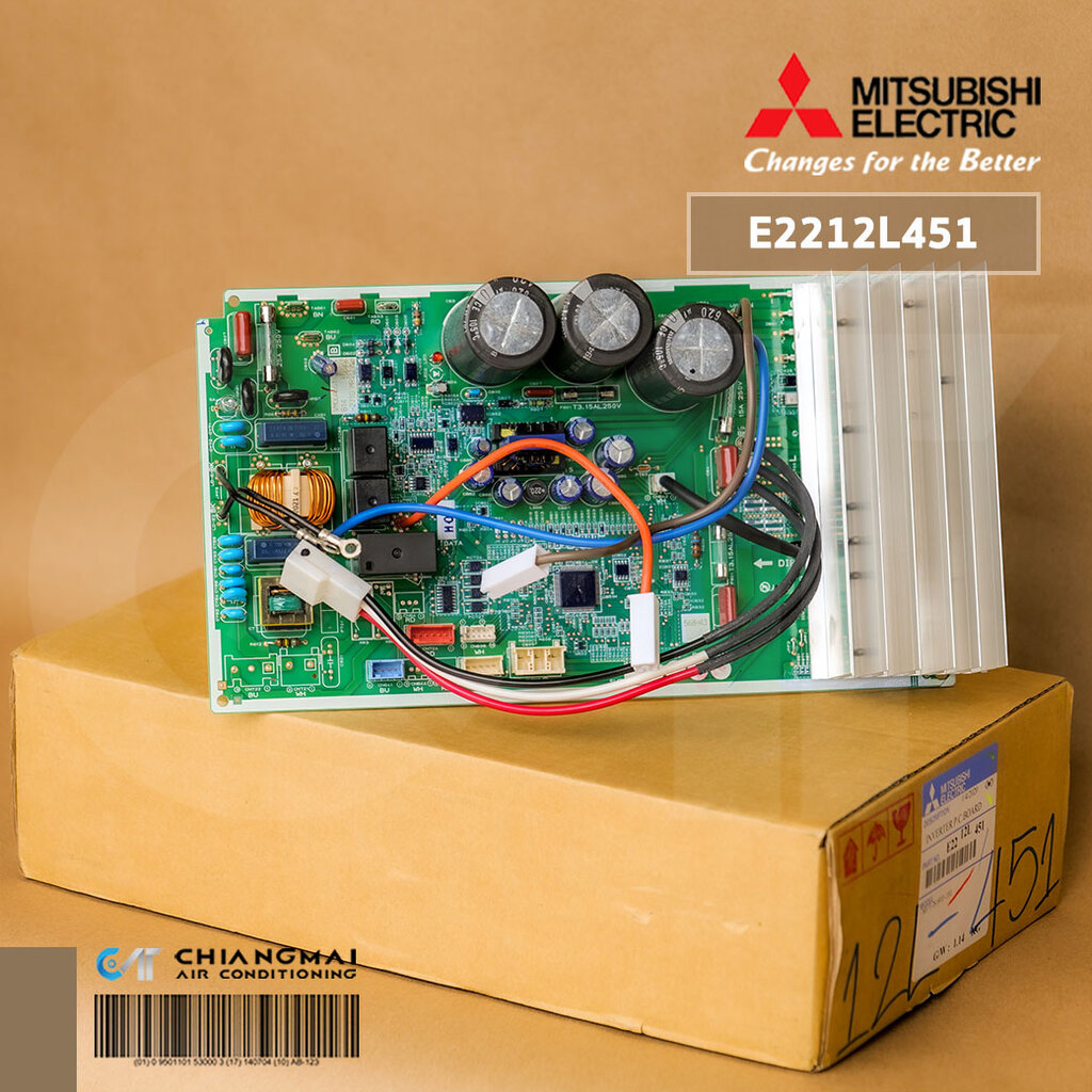 E2212L451 แผงวงจรแอร์ Mitsubishi Electric แผงบอร์ดแอร์ มิตซู E2212L451 แผงวงจรแอร์ Mitsubishi Electric แผงบอร์ดแอร์ มิตซู