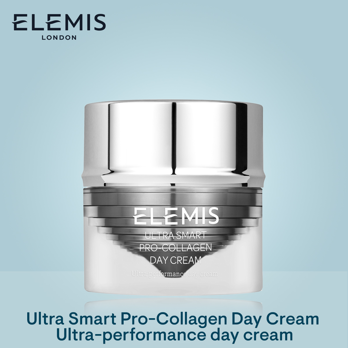 Elemis Ultra Smart Pro-Collagen Day Cream Ultra-performance day cream 50ml. เอเลมิส อัลตร้า สมาร์ท โปร คอลลาเจน เดย์ ครีม (มอบความชุ่มชื้น , ริ้วรอยร่องลึก)