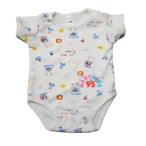 BABYKIDS95 บอดี้สูท เด็ก 0-3 เดือน ชุดเด็ก เสื้อผ้าเด็ก Body suite Romper for Baby or Infant 0-3 months old ( 3M THR )