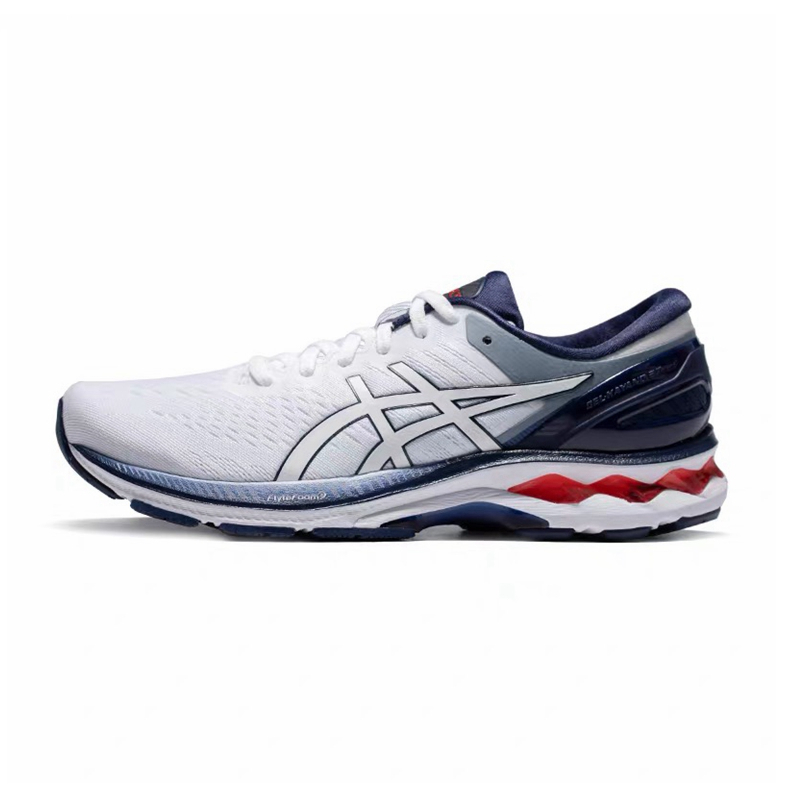 asiscASICSAsics รองเท้าวิ่งผู้ชายGEL-KAYANO K27การสนับสนุนที่มั่นคงรองเท้าวิ่งรองเท้ากีฬาระดับรายการ