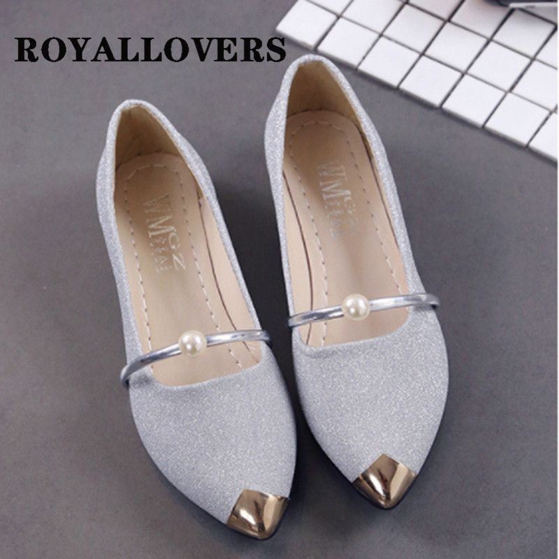 ROYALLOVERS รองเท้าแฟชั่นผู้หญิง รองเท้าคัชชูใส่สบาย รองเท้าคัชชูผู้หญิง สไตล์โลฟเฟอร์ แบบหุ้มส้น LA167