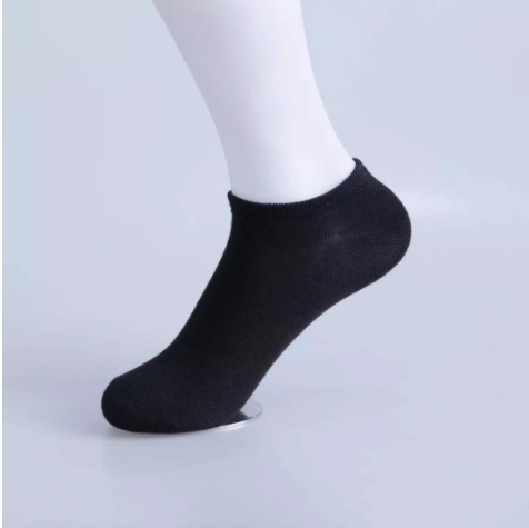 Shop 100500 items. ถุงเท้าข้อสั้น (ฟรีไซส์) ถุงเท้าข้อสั้นสีดำ / เทา 1 คู่ถุงเท้านุ่มสบายระบายอากาศถุงเท้ายางยืด.