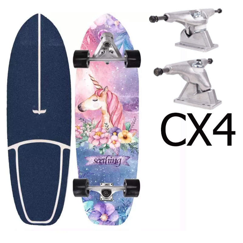 [ภายในจัดส่งภายใน 24 ชั่วโมง ส่งจากประเทศไทย] 75*23.5*12cmเซิร์ฟสเก็ต surfskate เซิฟสเก็ตบอร์ด Skateboard Cx4 CX7 29.5 นิ้ว ฟรี เซตสายรัดข้อมือ 6 ชิ้น เซิร์ฟสเก็ต สเก็ตบอร์ด Skateboardสำหรับ เด็ก ผู้ใหญ่กระดานโต้คลื่น สเก็ตบอร์ด กระดานโต้คลื่นสเก็ตบอร์ด