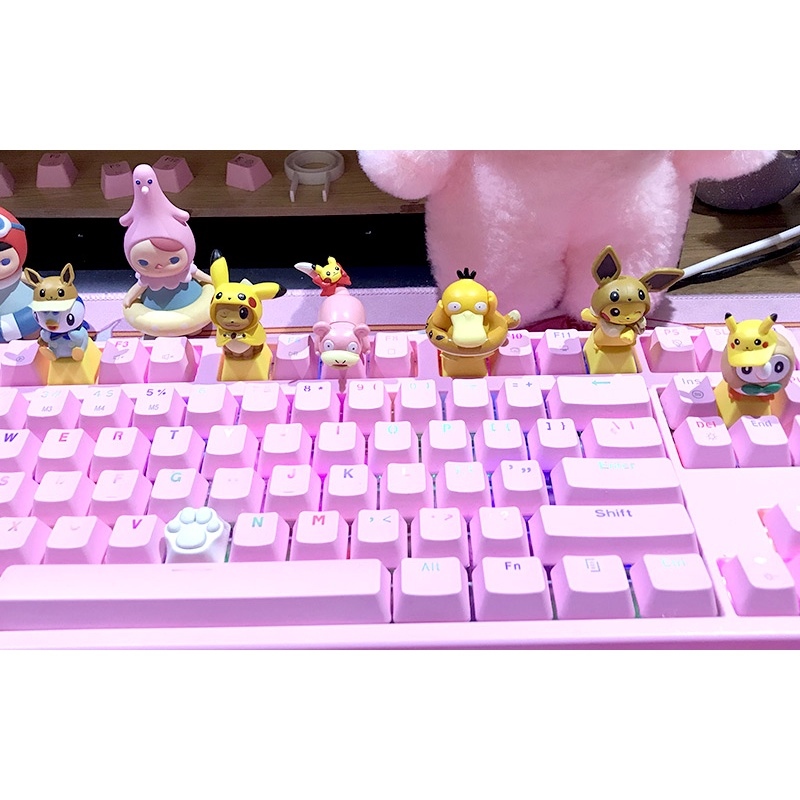 Pikachu R4 【หมวกแป้นพิมพ์】Pikachu Pokémon Keycap ฝันสมบัติ ปุ่มแป้นพิมพ์เชิงกล ...