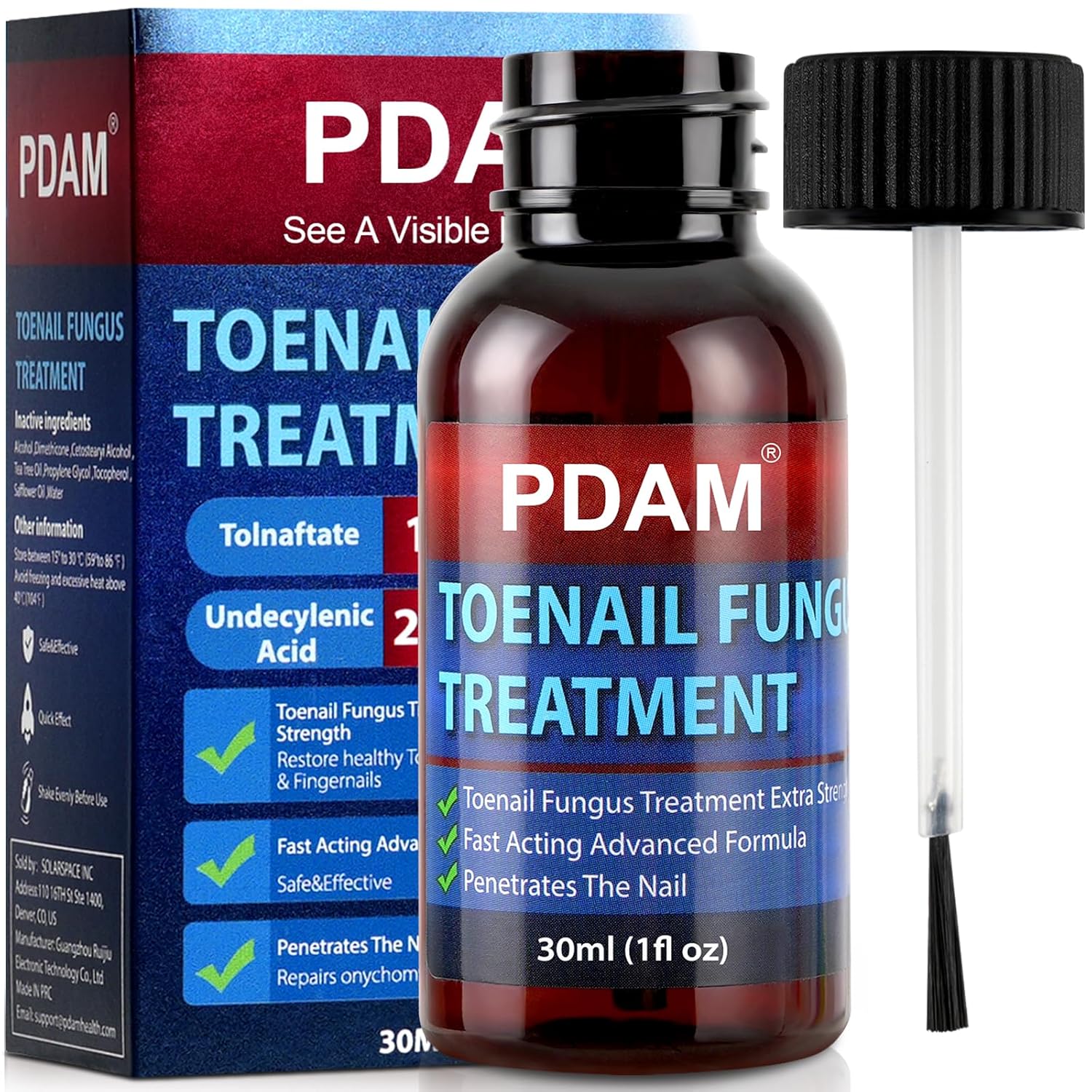 Toenail Fungus Treatment Extra Strength - Toe Nail Fungus Treatments for Thick, Nail Strengthener and Growth, Nail Fungus Treatment Extra Strength for Broken, Discolored Nail & Ingrown Toenail - 30ml ราคา 1,058 บาท*ส่งฟรี
