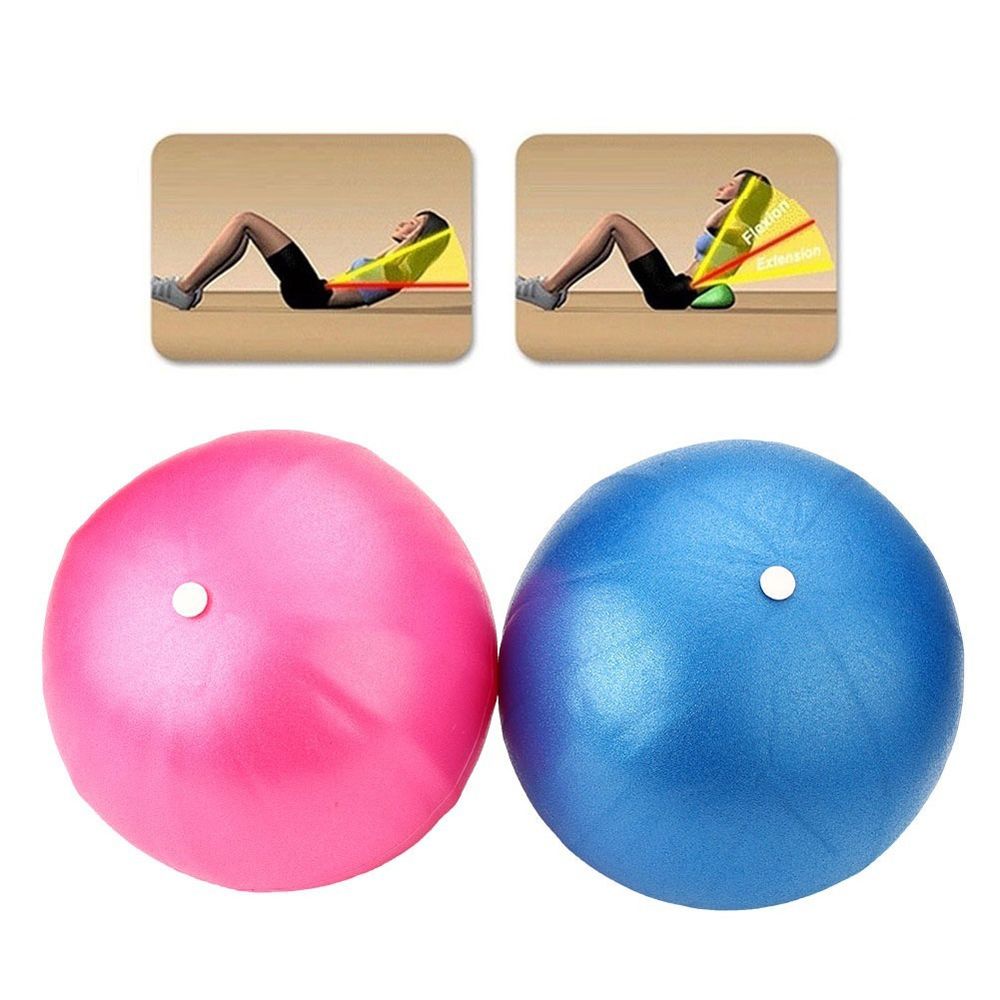 GGR 25ซม.กีฬา Mini ยิม PVC การฝึกอบรมลูกบอลพิลาทีส Smooth บ้านลูกบอลโยคะ Balance Ball ลูกบอลออกกำลังกายสมรรถภาพทางกาย Ball