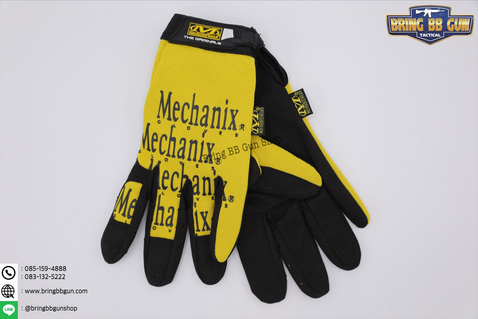 ถุงมือเต็มนิ้ว ยี่ห้อ Mechanix รุ่น Original  มี6สีให้เลือก #สีดำโลโกขาว #สีดำโลโก้ดำ #สีพราง #สีแดง #สีน้ำเงิน #สีเหลือง  มี3ไซค์  #ไซค์M  #ไซค์L #ไซค์XL  Size # M (รอบฝ่ามือ 20-21cm.) # L (รอบฝ่ามือ 21-22cm.) # XL (รอบฝ่ามือ 22-23cm.)  ราคาคู่ละ 380 บาท