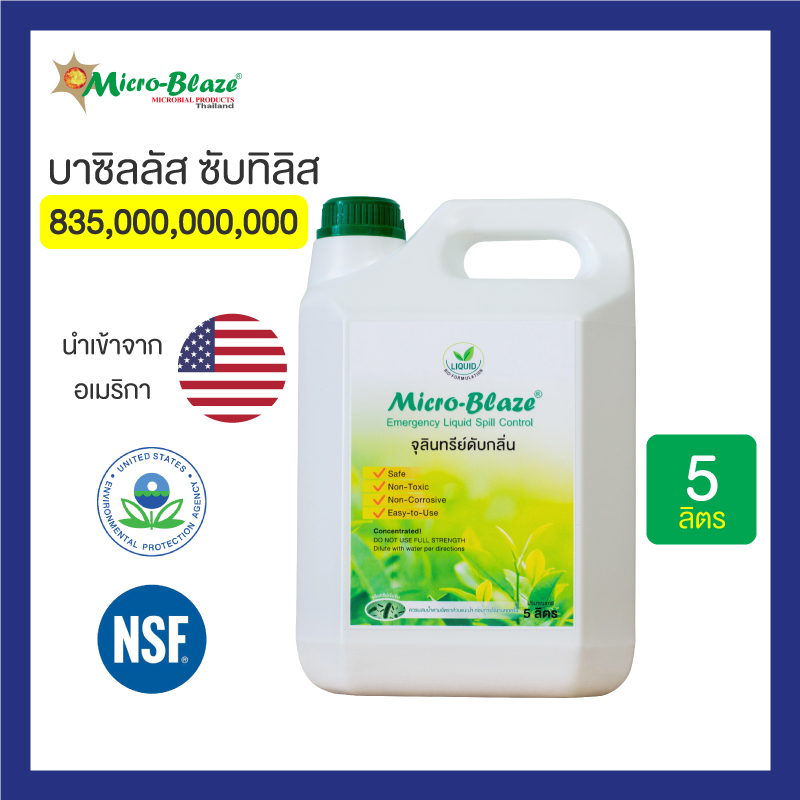 จุลินทรีย์คุณภาพสูง ไมโครเบลสเคล็ดลับปราบกลิ่นกวนใจจากฟาร์มเลี้ยงสัตว์ กำจัดหนอน แลง ลดแมลงวันปีกแข็ง ทำตามง่าย ต้นทุนต่ำ 5ล.ส่งฟรี ราคา 6,780 บาท*ส่งฟรี