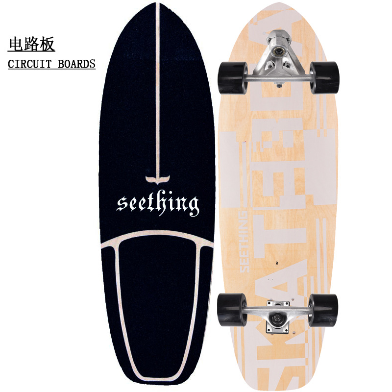 [พร้อมส่ง] Surf Skate เซิร์ฟสเก็ต สเก็ตบอร์ด CX7 051101