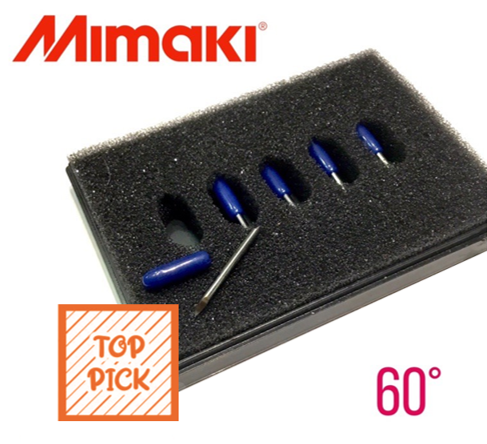 ใบมีดเครื่องตัดสติ๊กเกอร์ Mimaki มิมากิ (30°/45°/60°) 1 กล่องมี 5 ใบมีด *พร้อมส่ง*