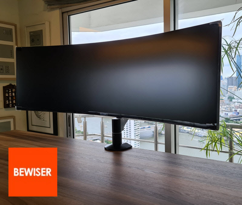 BEWISER D2H Monitor Stand with 2 USB Data/Charging Ports VESA 24"-49" Max Weight 13Kg/16Kg Gas Spring Long Rotate Arm Desk Mount Aluminum Stand (VAT Receipt) ราคา 3,180 บาท*ส่งฟรี