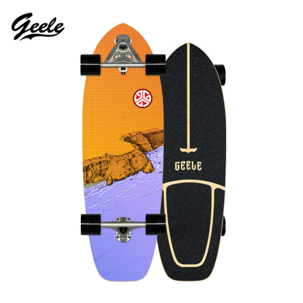 [พร้อมส่ง] Geele CX7 Surfskate - เซิร์ฟสเก็ตจีลี (CX7) แถมฟรีกระเป๋าเก็บบอร์ด (ลายชุด 2)