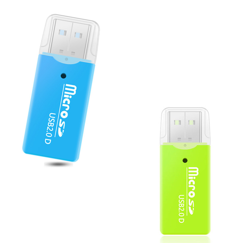 ซื้อหนึ่งแถมหนึ่ง แบบพกพา USB 2.0 Card Reader USB TF Micro SD OTG อะแดปเตอร์เครื่องอ่านการ์ดหน่วยความจำสำหรับ Samsung Macbook Huawei LeTV