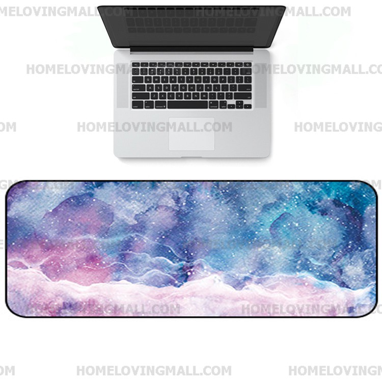 ☍  มี 8 สี ✔️ แผ่นรองเมาส์ ลายหินอ่อน ขนาด 90x40 cm Mouse pad ใหญ่พิเศษ