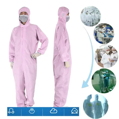Rainny Coverall Chemical Hazmat Isolation Suit Disposable Protective Clothing New (2)