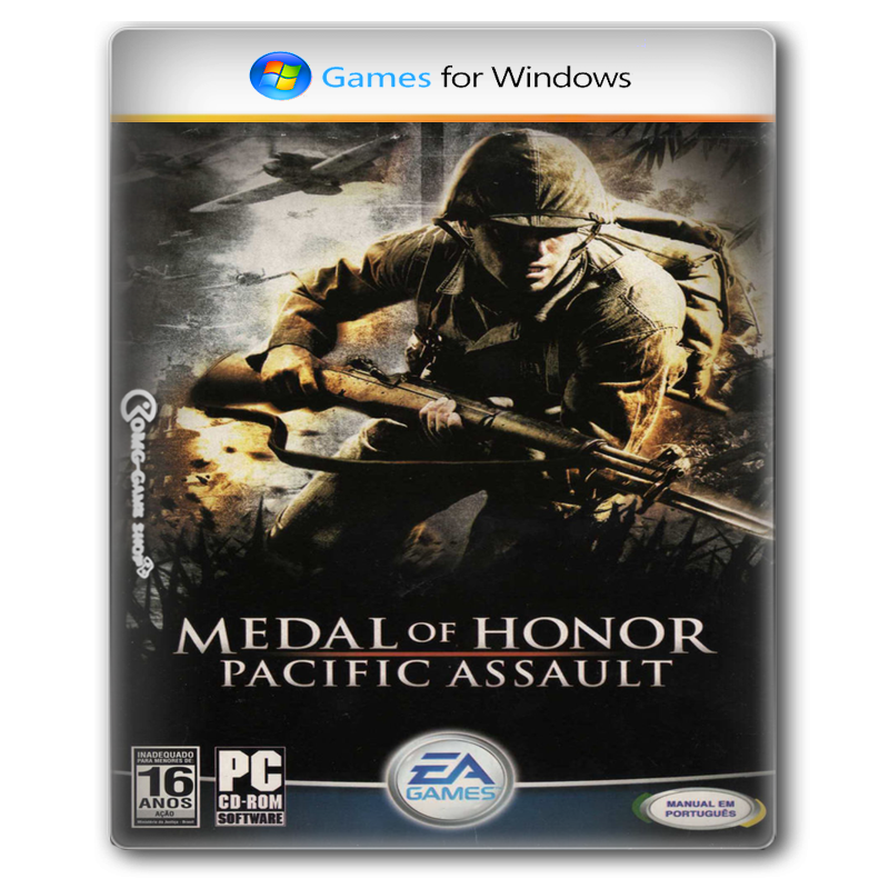 แผ่นเกม PC - Medal Of Honor Pacific Assault - เกมคอมพิวเตอร์