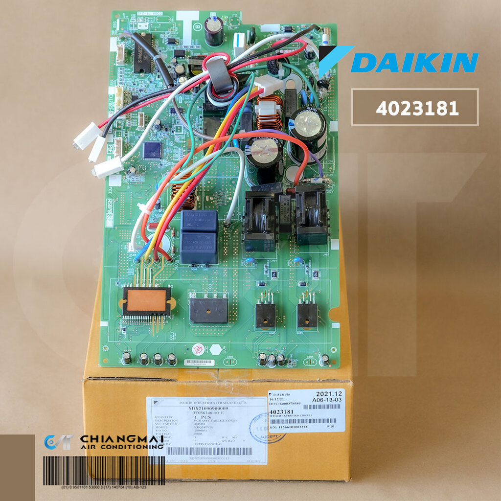 4023181 แผงวงจรแอร์ Daikin แผงบอร์ดแอร์ไดกิ้น แผงบอร์ดคอยล์ร้อน รุ่น RKQ24TV2S อะไหล่แอร์ ของแท้ศูนย์ ราคา 3,850 บาท*ส่งฟรี
