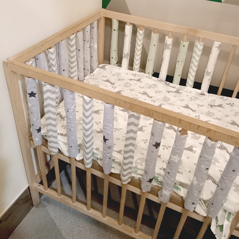 12Pcs Lot Baby Bed Crib Bumper Baby Crib Keeper Baby Room Decor Baby