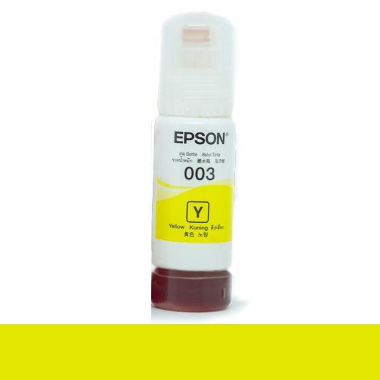 หมึกเติม Epson 003 แท้ ครบทุกสี (ดำ,แดง,เหลือง,ฟ้า) หมึกพิมพ์เอปสัน หมึกเติม Epson 003 (Ink Bottle) จำนวน 1 ขวด