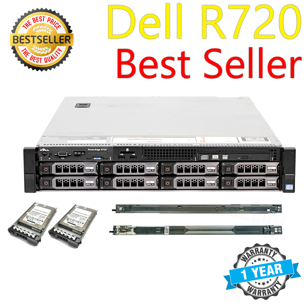 ขาย Server Dell R720 CPU E5-2620*2 HDD SAS 3TBx2 RAM 32GB RAID H710 PSU Dual Power*2 รับประกัน 1 ปีเต็ม !!! ราคา 32,900 บาท*ส่งฟรี