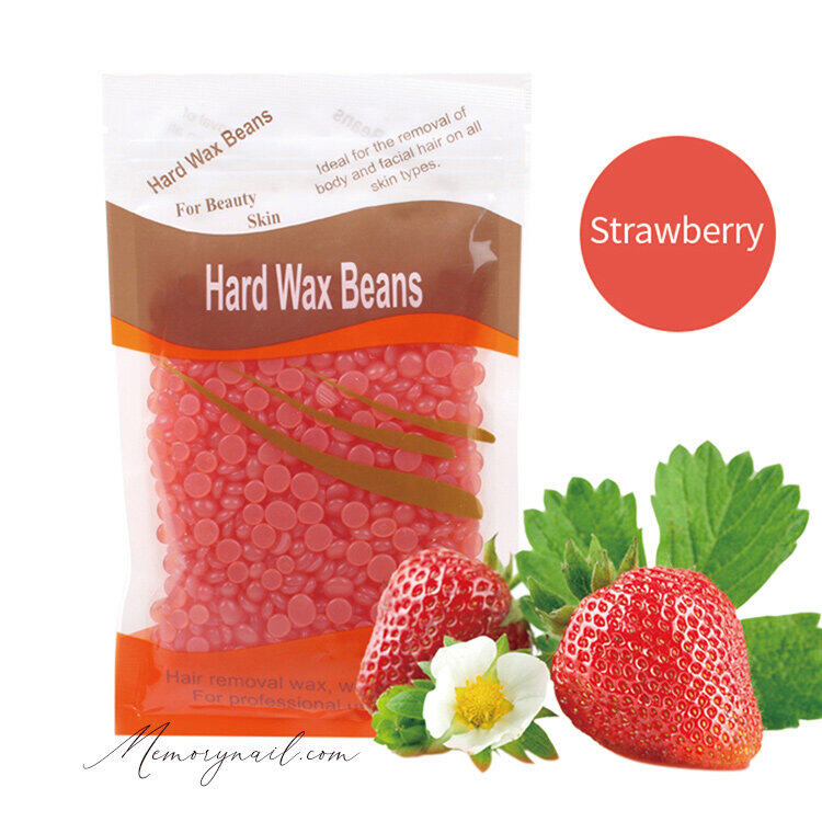 ?พร้อมส่ง? Hard wax bean เม็ดแว๊กซ์ กำจัดขน ขนาด100g. แถมฟรีไม้ปาดแว๊กซ์ แว๊กซ์เม็ด แว๊กซ์ร้อน ละลายไวๆ