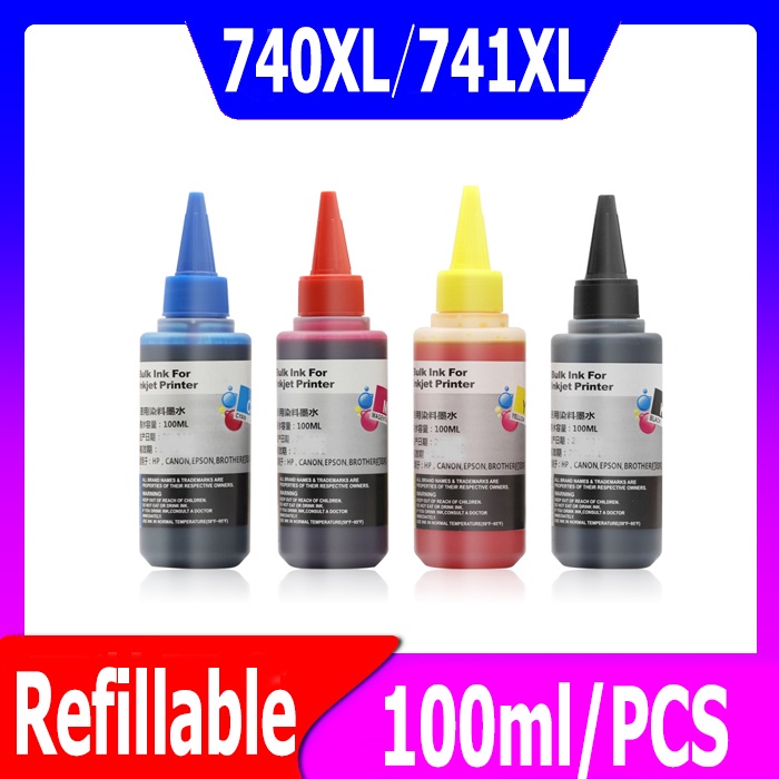 Canon PG 740 CL 741 PG 745 CL746 PG810 CL811 หมึกเติมสีดำสีเหลืองสีฟ้าสีแดง 30ml หมึกเติม ราคา 89 บาท*ส่งฟรี