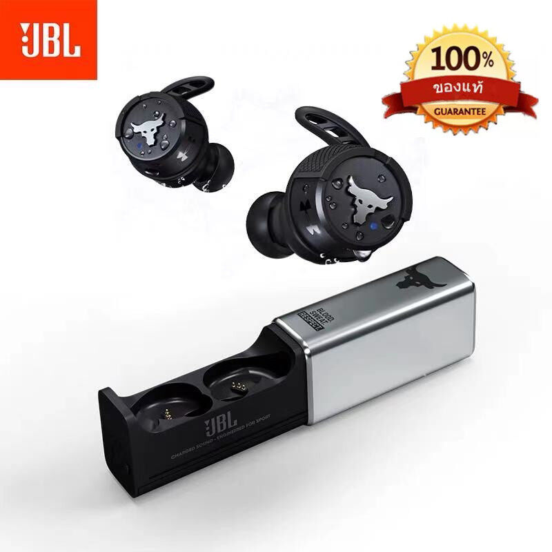 หูฟังบลูทูธJBL UA FLASH T280 TWS C230 Wireless In Ear Headphones Bluetooth V4.2 Sport Earphone Deep Bass IPX7 Waterproof Earbuds with Charge Box and Microphone ( หูฟังบลูทูธ , หูฟังไร้สาย , Bluetooth1.