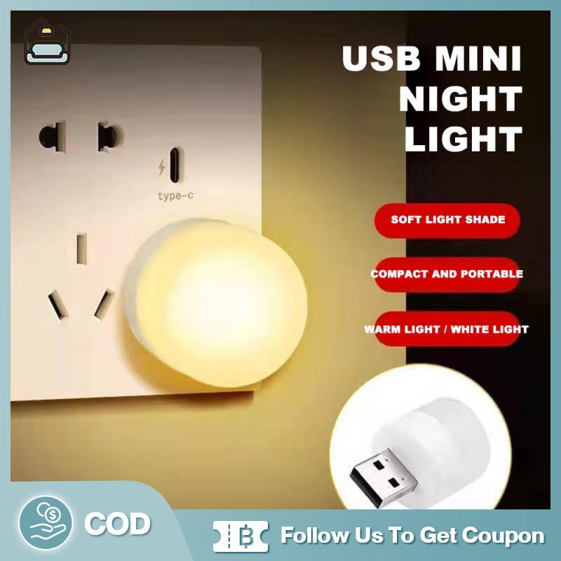 IFS đèn ngủ LED Đèn ngủ USB đèn nhỏ ánh sáng trắng ấm áp đèn ngủ phòng ngủ đèn ngủ Led Mini bảo vệ mắt FLY1260