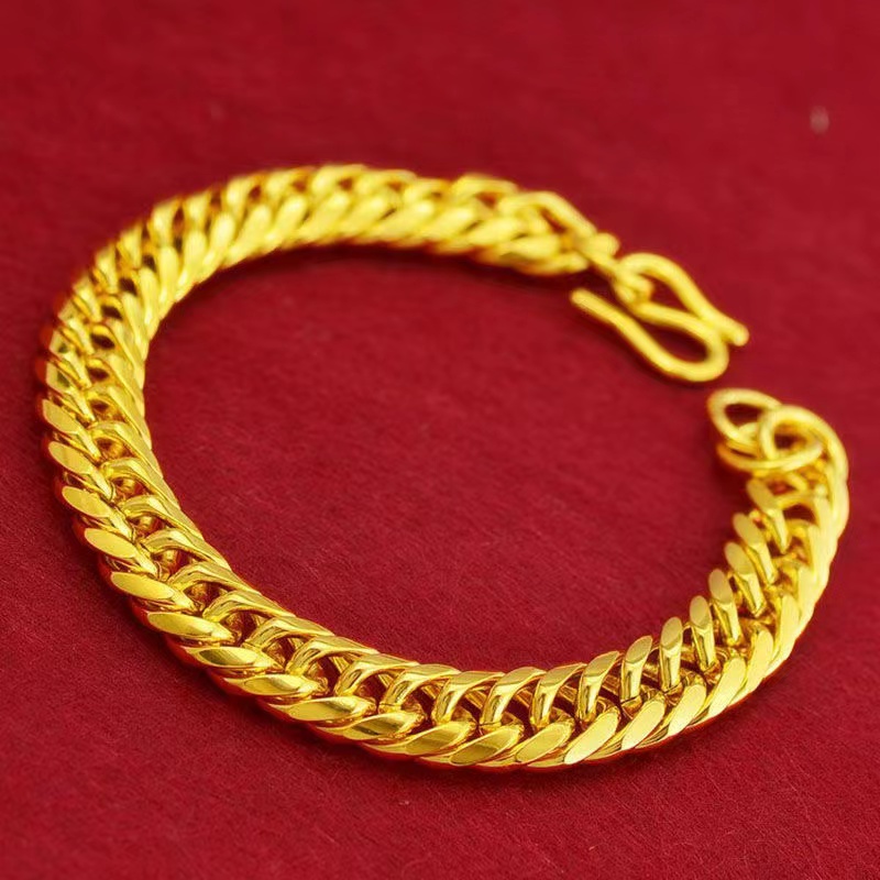 มาใหม่ พร้อมส่ง สร้อยข้อมือทอง สี่เสา ลายเบนซ์ ห้อยหัวใจ น้ำหนัก 3บาท ยาว 20CM ชุบด้วยเศษทอง งานเคลือบแก้ว ผลิตจากเศษทองเยาวราช gold Bracelet สร้อยข้อมือโซ่ กำไลคู่ ข้อมือ1สลึง สร้อยข้อมือแฟชั่น ทองคำแท้หลุดจำ ทองปลอม ราคา  499 บาท*ส่งฟรี