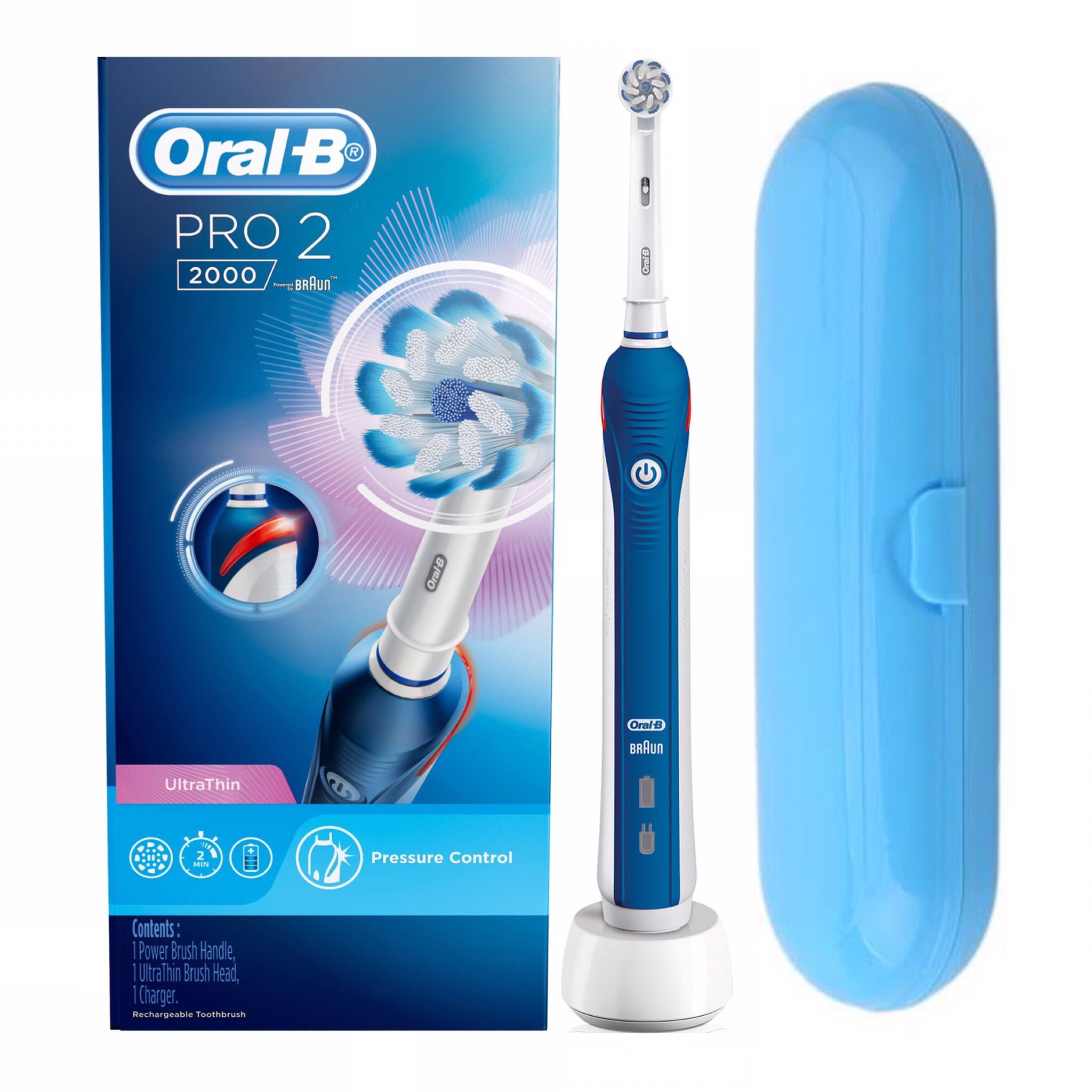 ออรัลบี โปร 2 2000 แปรงสีฟันไฟฟ้า Oral-B Pro 2 2000