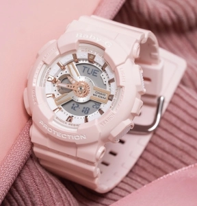 ภาพหน้าปกสินค้าCa sio Ba by-G นาฬิกาข้อมือ รุ่น BA-112-7A -pinkนาฬิกาแฟชั่น กันน้ำ 100 เมตร ซึ่งคุณอาจชอบสินค้านี้