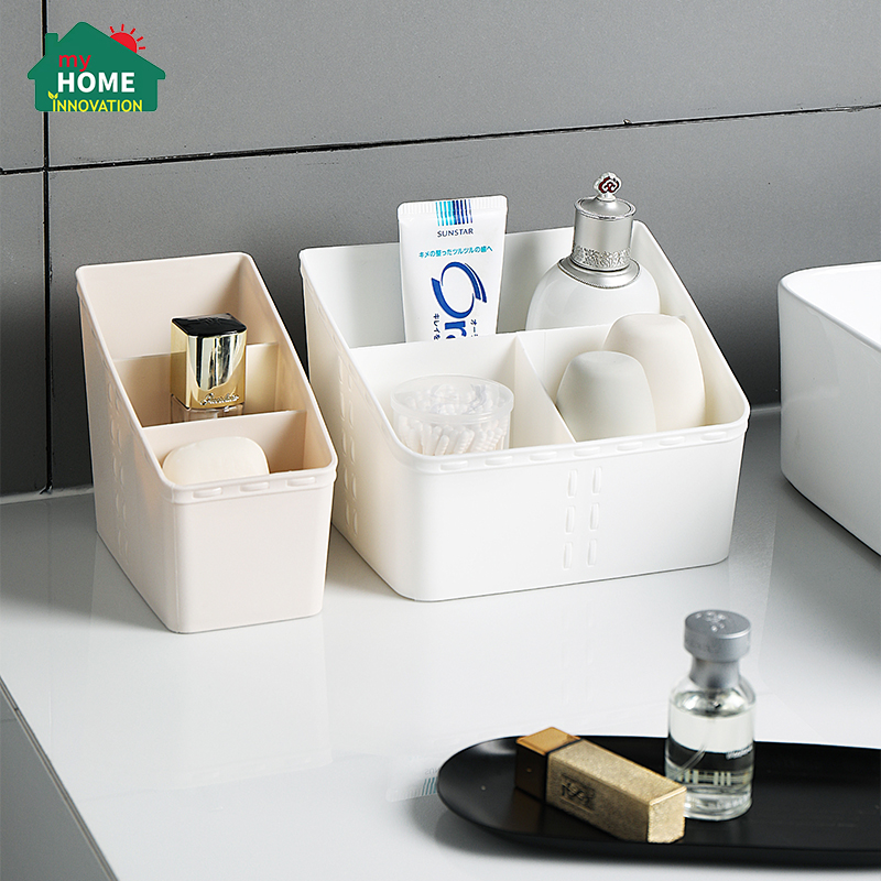 กล่องเก็บของ กล่องใส่เครื่องสำอางค์ ชั้นวางอเนกประสงค์ กล่องใส่ของ ของใช้ ในบ้าน ราคา 27 บาท*ส่งฟรี