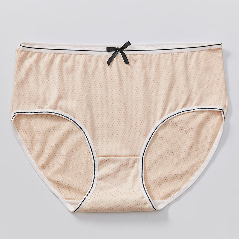 Underwear Shop โล๊ะ ราคาถูก 9 บาท กางเกงในผู้หญิง 006#  ผ้าฉลุ มีโบว์ สุด Cute ระบายอากาศได้ดี มีน้ำหนักเบา แห้งไว