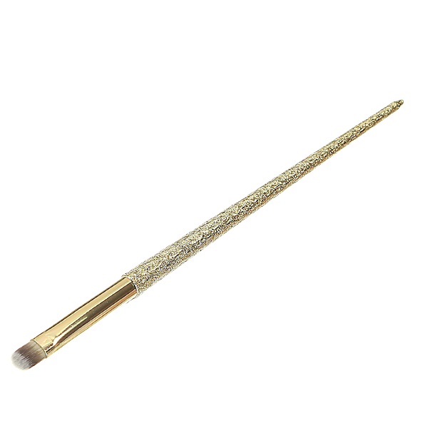 MEI LINDA GLITTER GOLD COLLECTION BRUSH (MD4230) : meilinda เมลินดา แปรงแต่งหน้า ขนนุ่ม x 1 ชิ้น abcmall