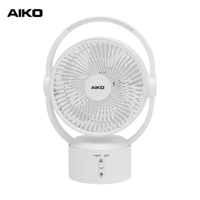 AIKO Rechargeable Fan 7" 2in1 with lamp #KN-L2819 (1 year guarantee) (3)