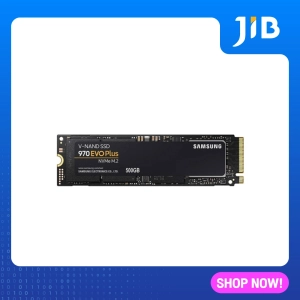 ภาพหน้าปกสินค้าJIB 500 GB SSD (เอสเอสดี) SAMSUNG 970 EVO PLUS PCIe/NVMe M.2 2280 (MZ-V7S500BW) ที่เกี่ยวข้อง