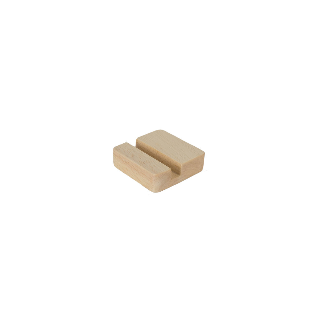 MINIWOOD ที่วางโทรศัพท์ไม้ Phone stand ขนาด 7x7 เซนติเมตร