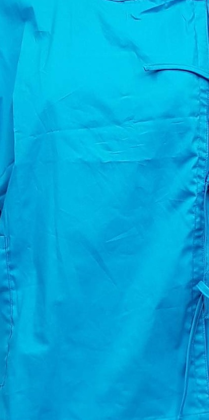 ชุดผู้ป่วย ผูกข้าง ป้ายลึก สวมใส่ง่าย อก 42 - 48 นิ้ว ผ้าฝ้าย 100%  ชุดคนไข้ ชุดผู้ป่วยติดเตียง ชุดคนไข้หลังผ่า ชุดคลุมอาบน้ำ Made in Thailand