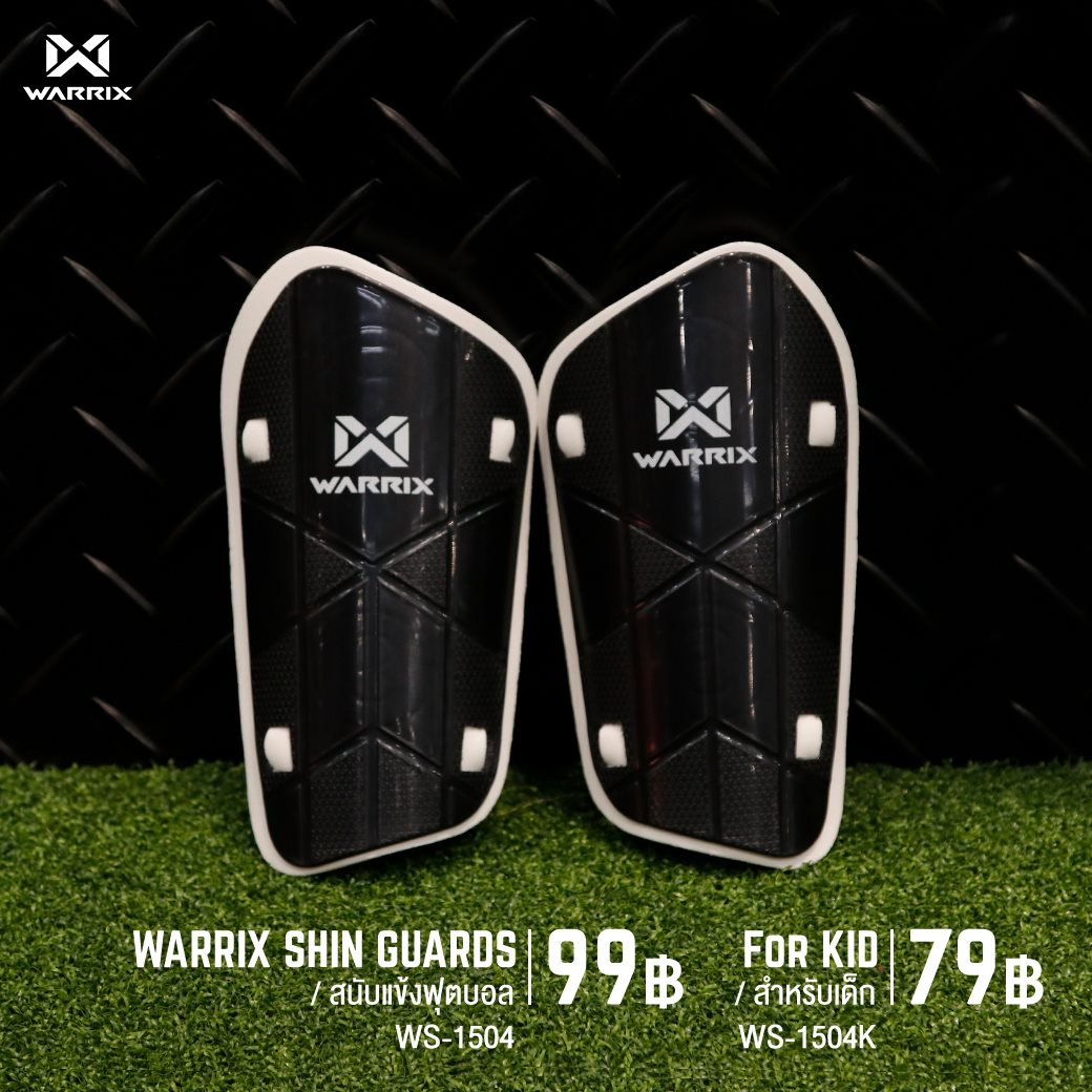 #สนับแข้ง WARRIX SHIN GUARDS รหัส WS-1504K ***เด็ก*** ราคา 79 บาท