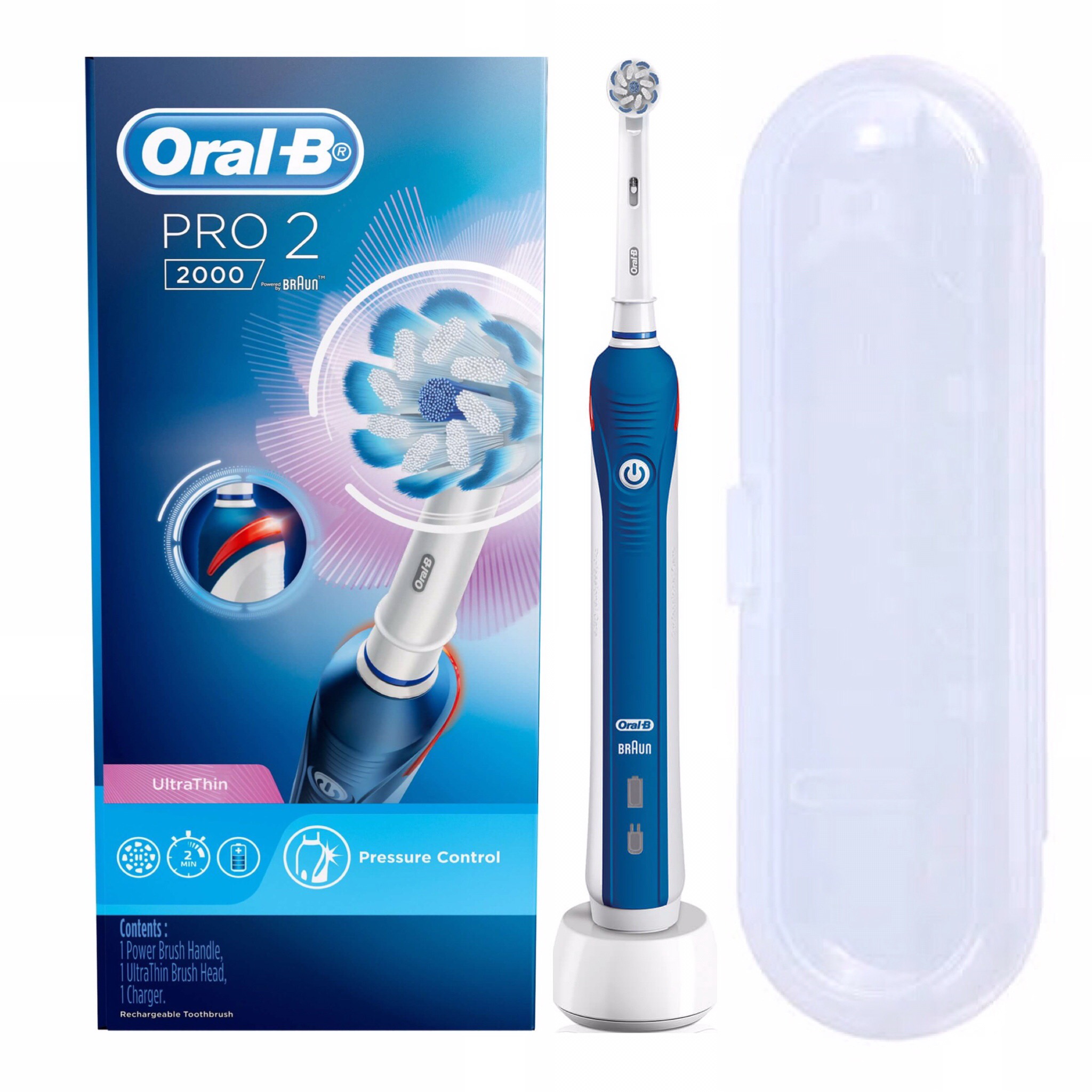 ออรัลบี โปร 2 2000 แปรงสีฟันไฟฟ้า Oral-B Pro 2 2000