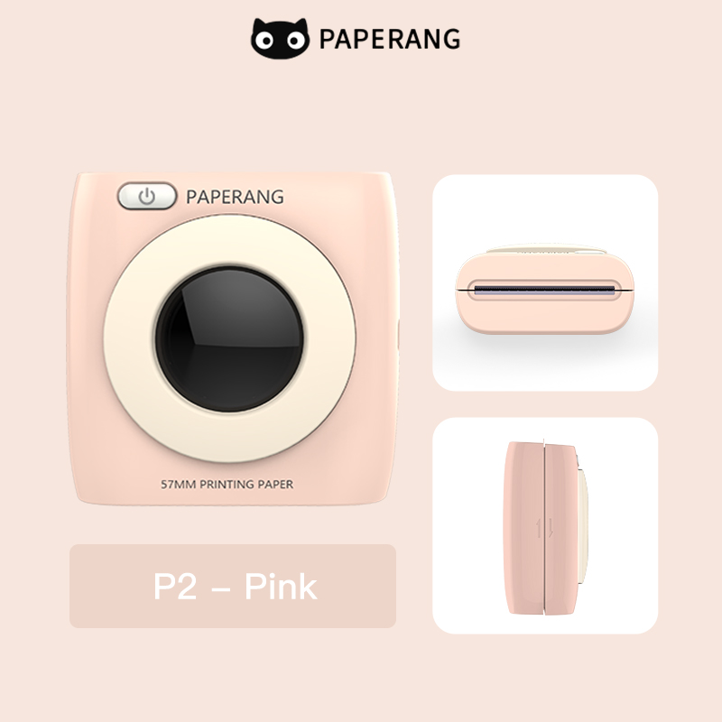 [ซื้อคู่คุ้มกว่า] Paperang P2 เปเปอร์แรง พร้อม กระดาษสีขาวเบสิค Paperang P2 and basic white paper